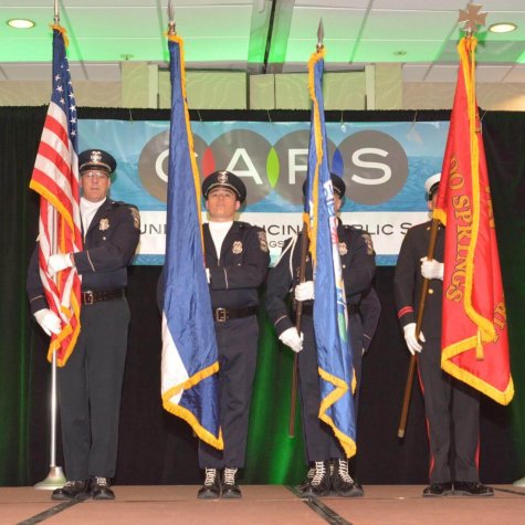 Honor Guard Presenting the Colors at CAPS Annual Appreciation Luncheon